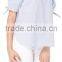 Custom Elegant summer New short sleeve Cotton lady blouse & top
