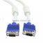 High quality blue vga cable with ferrite bead in different length
