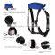 Portable Reflective Nylon Dog Harness Leash Set with Bag for Large Dogs