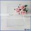 High clear square acrylic poster serving trays with handle and insert poster promotional