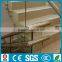 European style steel glass staircase interior glass railing