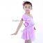 C2157 short sleeve ballet dance costumes chiffon girls ballet dress