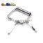 1-1/2"(41mm) Silver Roller Buckle With Double Needle Brief All-match For Belts Bags