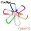 Aluminum Spring Locking Carabiner Snap Hook Hanger Keychain Hiking Camping #FLQ187-7C(Mix-s)