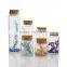 Mini Glass Bottles Cork Tops Message Weddings Wish Jewelry Party Favors-Size:37*50mm
