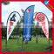 Outdoor waterproof customs feather flag