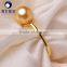 2016 Japan Akoya Seawater Classic engagement natural pearl rings for women 18k gold