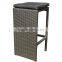 2015 ALUMINIUM RATTAN BAR SET HIGH CHAIR