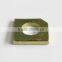 GB853 Yellow zinc Square tapper washers