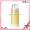 New product high quality manufacture glass baby feeding bottle with thermometer