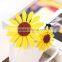 2016 New Lovely Sunflower Hair Accessories Yellow Sunflower Elastic Hair Bands & Brooch Hair Clips For Women & Girl Accessories