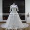 Real Works Plus Size Wedding Dress Long Train Ball Gown 2016