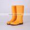 Factory price unisex waterproof safety PVC rain boots, steel toe safety boots