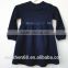 Girls round collar slim waist cotton long unlined upper garment Suitable for the UK market