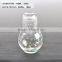 Clear round glass wine decanter with cup cover whole set 300ml                        
                                                Quality Choice