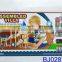 New educational toy plastic parking lot building block with cars
