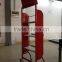hot promotional soft drink display rack in Chinese red