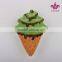 custom ceramic plates ice cream cone dish