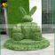 Factory supply plastic topiary animal small artificial topiary animal