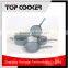 Aluminum press marble coating hot pot cookware