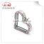 316L stainless steel Mix High quality Magnetic Closure Teardrop floating Locket with Crech Crystal Love Heart magnetic Pendant