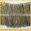 20CM polyester tassel fringe trim For belly dance naked women latin Dance wear clothing tassel (black and gold)                        
                                                Quality Choice