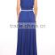 long maxi elegant evening dresses with belt made in Turkey