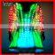 LED sexy belly dance costume, Little boots designed LED Dancing Skirt
