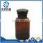 500ml amber wide mouth laboratory industrial use glass reagent bottle