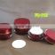 15-200g Red classic double wall decorative cream jars