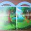 2015 hot sale eco-friendly high quality children adhesive sticker book printing