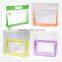 custom printing transparent pvc zipper bag pvc cosmetic bag with zipper