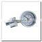 High quality 2.5 inch all stainless steel oil filled pressure gauge with diaphragm seal