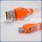 New LED Light Micro USB Charger Data Sync Cable for iPhone 6 5 Led USB Cable