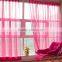 Fashion Design 100%Polyester Woven Window Decoration Organza Curtain