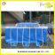High quality outdoor rectangular steel frame pool