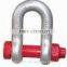 drop forged quenched and tempered dee shackle