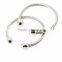 popular simple brecelet with Adjustable of women silver bangles