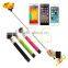 Smartphone bluetooth selfie stick suitable for wholesale and retail as gifts colorfull bluetooth wireless monopod selfie stick