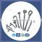 Pigtail Anchor Bolt pig tail hook pigtail eye bolts Threaded Pig Tail Hook