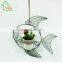 Metal Ceramic Fish Shape Creative 2016 Plant Pots Garden