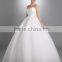 Custom unique fashion hot selling service for lace appliqued wedding/ bride dress