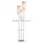 2017 hotel decorative unique 3 light floor lamps with linen shade good for inn decor high end