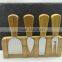 6pcs carbonized bamboo cheese tools
