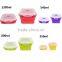Eco-friendly FDA 100% Food Grade Silicone Material Food Contatiner