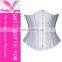 Steel Boned Hooks Latex Waist Cincher Corset