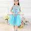 Wholesale High Quality Fashion Frozen Long Sleeve Off Shoulder Lace Peplum Girl's Dress