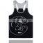 Yiwu Clothing Market OEM Elastne Black Men's Muscle Gym Tank Top