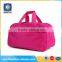 Hot sales ladies fashion simple style long trip pink red price of travel bag