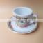 220cc top grade thick ceramic tea cup and saucer fine porcelain tea cup sets coffee cup sets